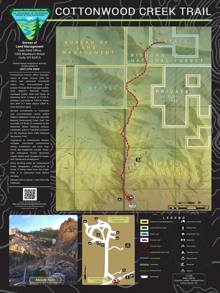 Cottonwood Creek Trail Map 20191029 PDF 1