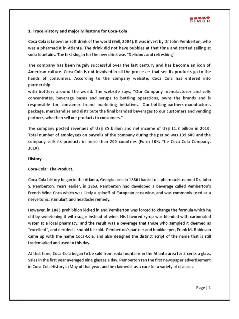 A Comprehensive History And Analysis Of Coca-Cola's Global Expansion ...