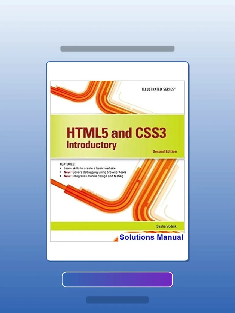 HTML5 And CSS3 Illustrated Introductory 2nd Edition Vodnik Fast Access | PDF | World Wide Web ...