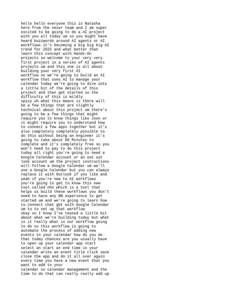 (English (Auto-Generated) ) Build Your First AI Workflow - Free, Easy, No-Code, Step-By-Step ...