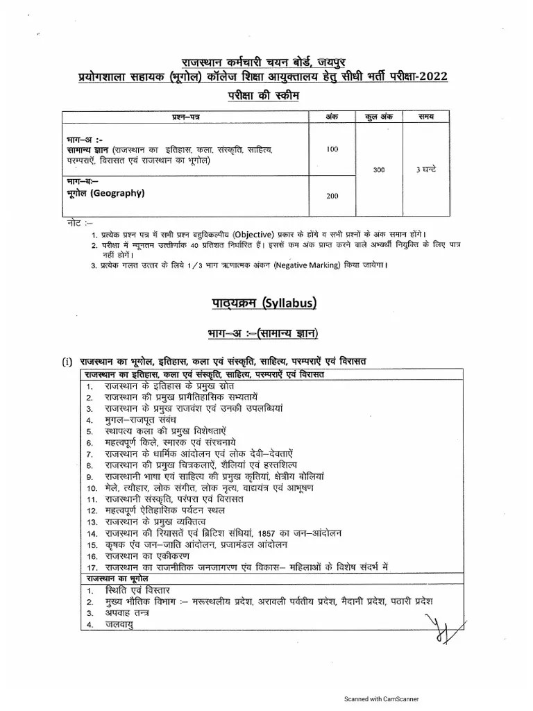 Geography Syllabus | PDF