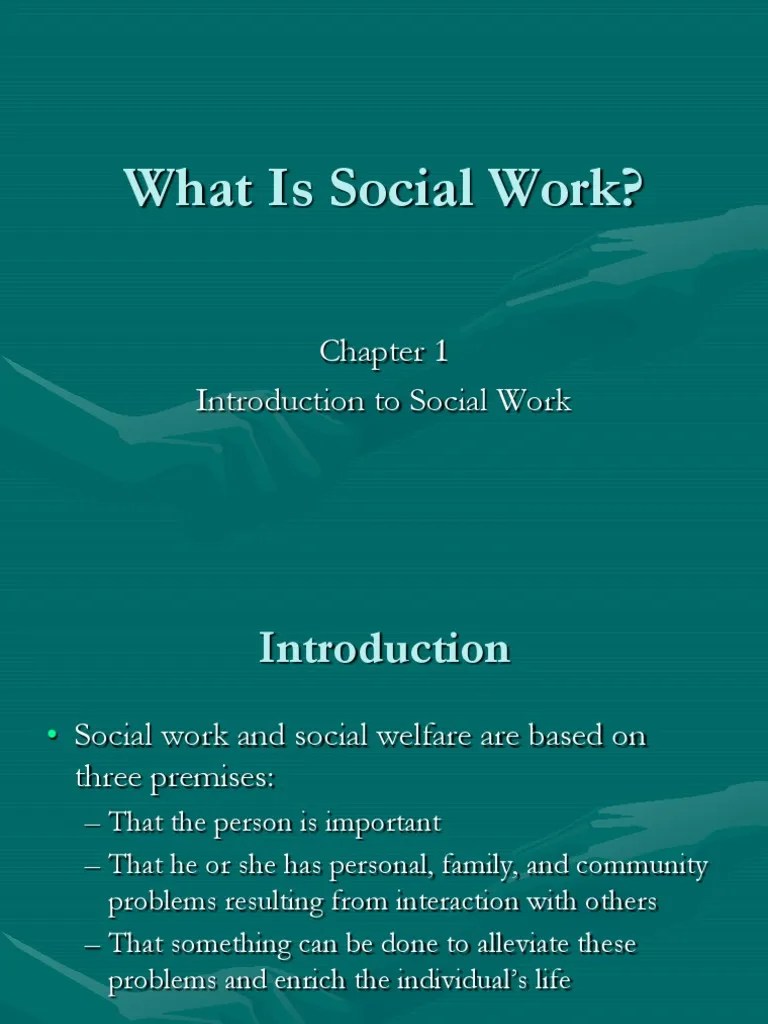 What Is Social Work | PDF | Social Work | Community