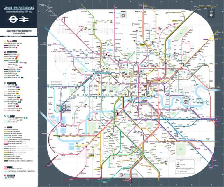 London Transport Network Overview PDF 1