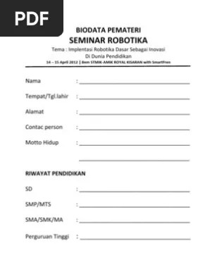Cara menulis cv dalam bahasa jepang (履歴書) untuk melamar via www.japanindocuteculture.com. Biodata Pemateri Pdf