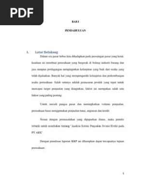 Masalah yang terjadi pada sistem yang sedang berjalan saat ini yaitu untuk pengolahan data barang masuk dan. Contoh Kkp Pdf
