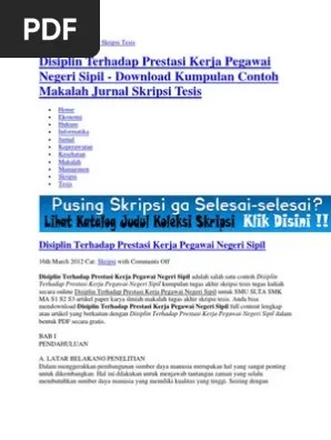 Contoh contoh jurnal tesis manajemen sumber daya manusia lengkap. Contoh Makalah Jurnal Skripsi Tesis