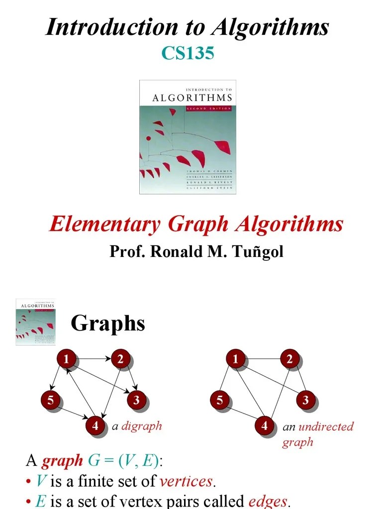 Graph Algorithms | PDF | Mathematical Relations | Discrete Mathematics