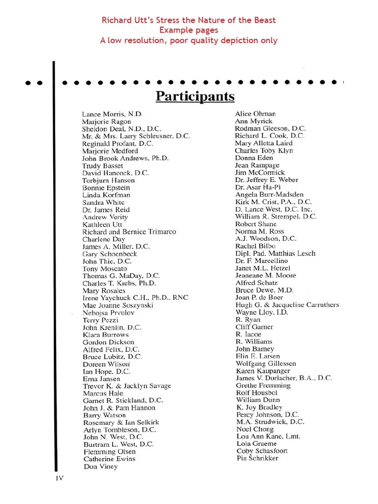 Stress nature beast sample pages