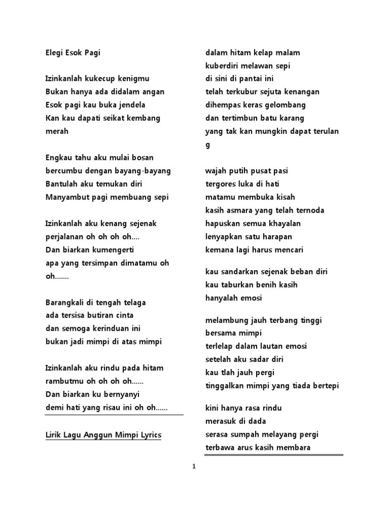 Aku tau ku takkan bisa. Lagu Lirik Pdf Insomnia Single Nomor Satu
