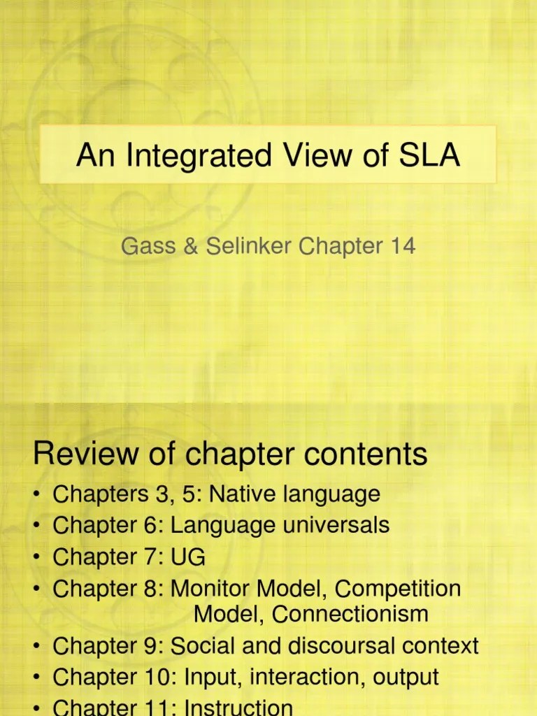 Input - Intake - Output | Download Free PDF | Second Language ...