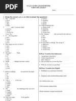 soal essay bahasa inggris kelas 4 sd semester 1 our service is secure and affordable. 50 Contoh Soal Bahasa Inggris Kelas 4 Sd Inggris Semester 1 Part 1 Pdf