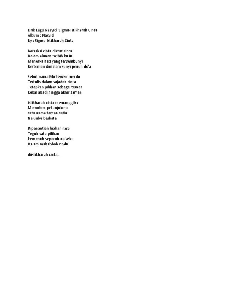 Opick ketika cinta memanggil & lirik♬ fahreyzal download mp3. Istikharah Cinta Pdf