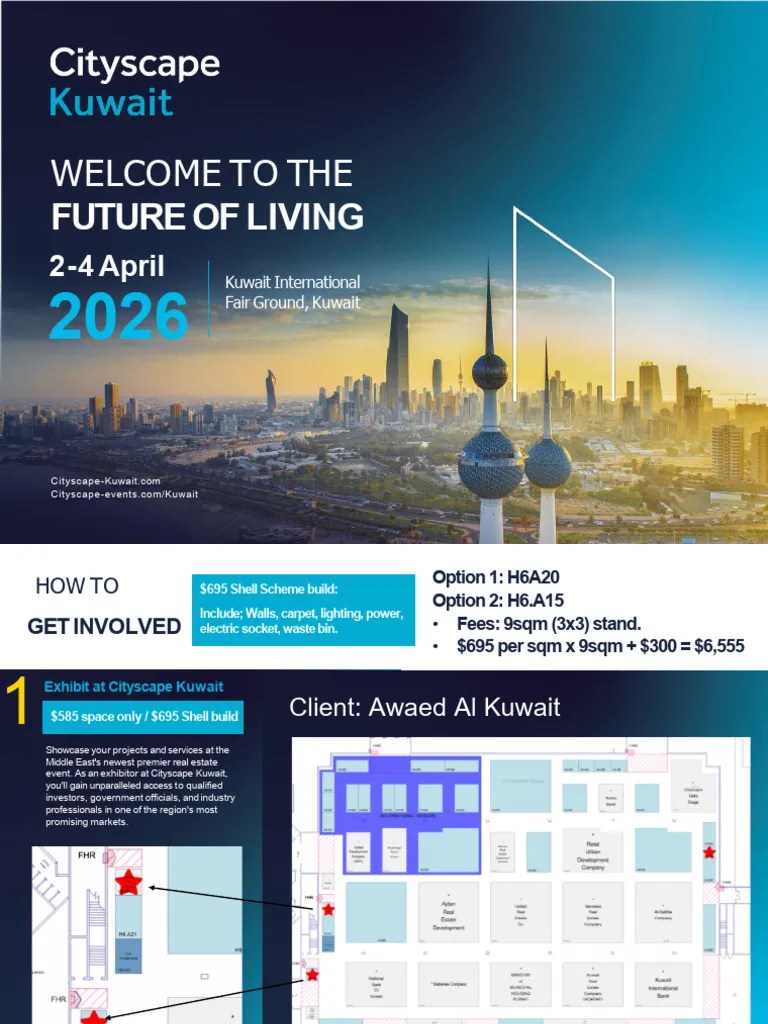Cityscape Kuwait 2026 Exhibitor Guide PDF Kuwait 1