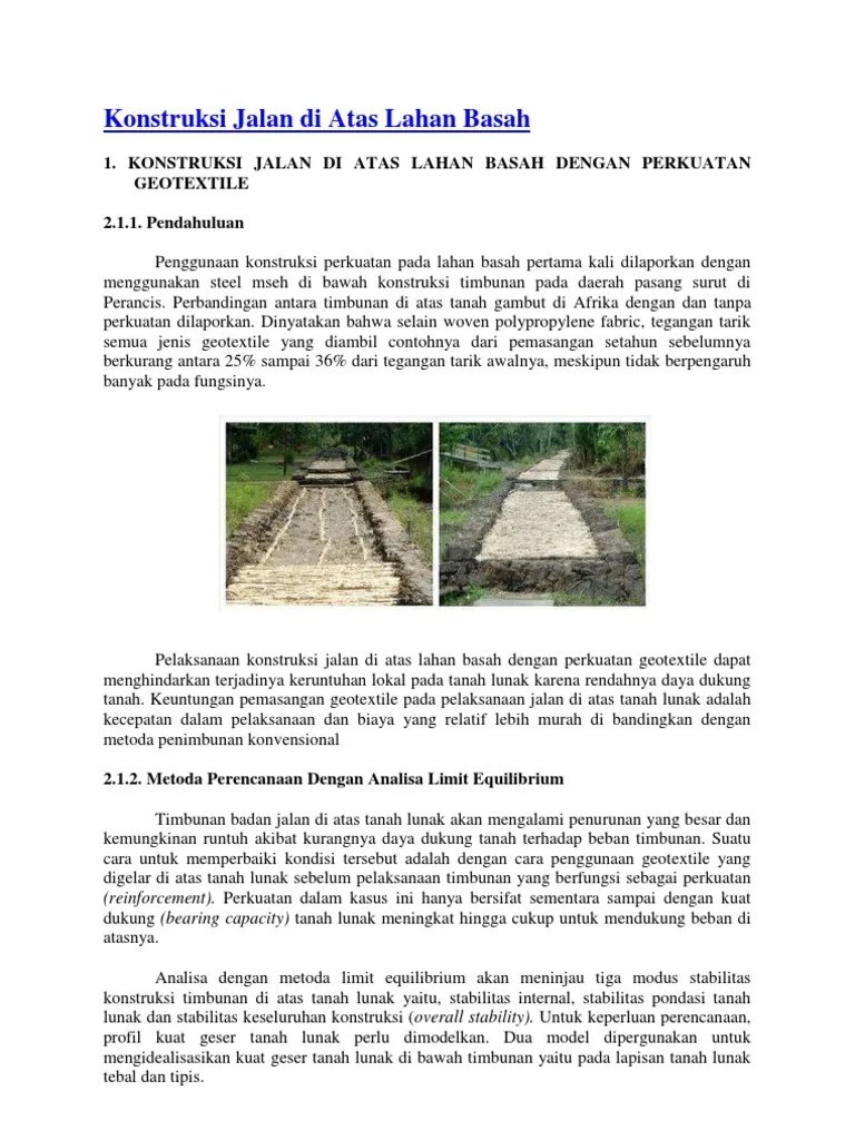 Tugas Tanah Lunak | PDF