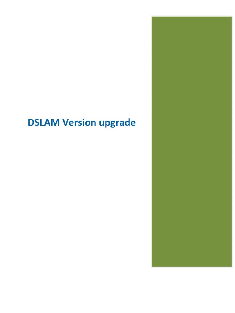 Dslam Version Upgrade 1 1 Pdf File Transfer Protocol Command