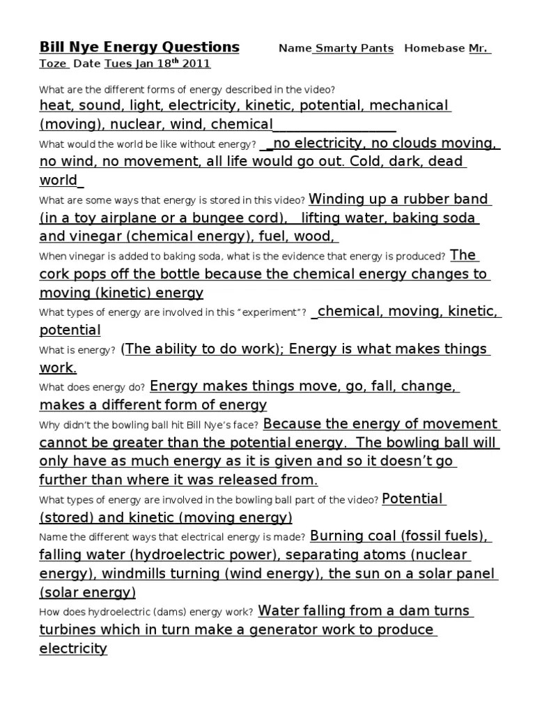 Worksheet. bill nye electricity worksheet. grass fedjp worksheet study site