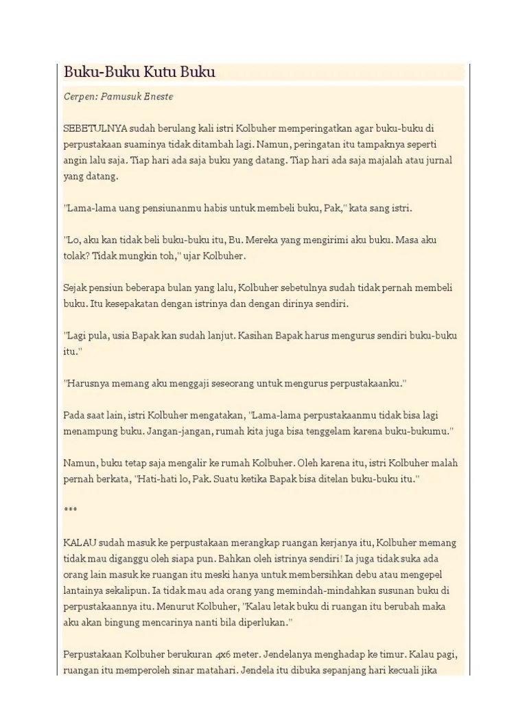 Aku bunda rumah tangga desigram 1 anak, dan juga amat mengganjal di hati aku karna aku telah menceraikan suami aku. Kumpulan Cerpen Pdf