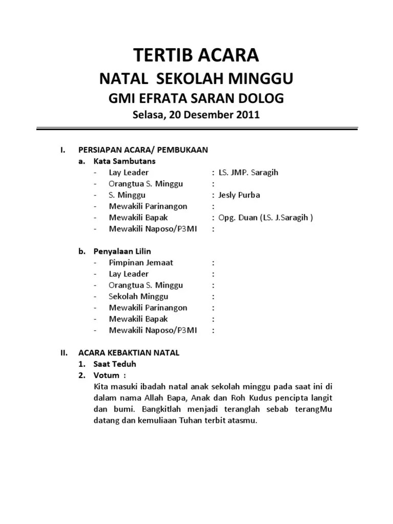 Liturgi Ibadah Natal Anak Sekolah Minggu Gki Di Papua Tata Ibadah Minggu Sengsara Vii 14 April 2019 Dear Pelangi Dapatkan Penjelasan Bukan Hanya Jawaban Jiaro Jjkk