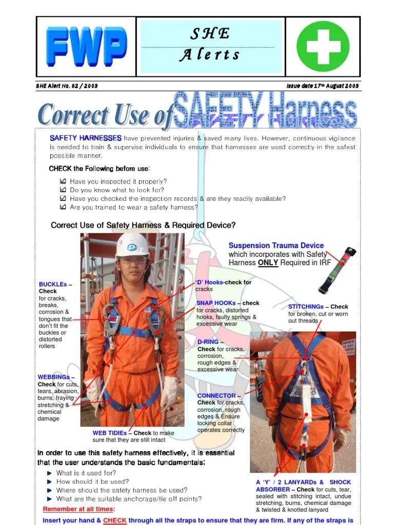 Safety Harness | PDF | High Voltage | Safety