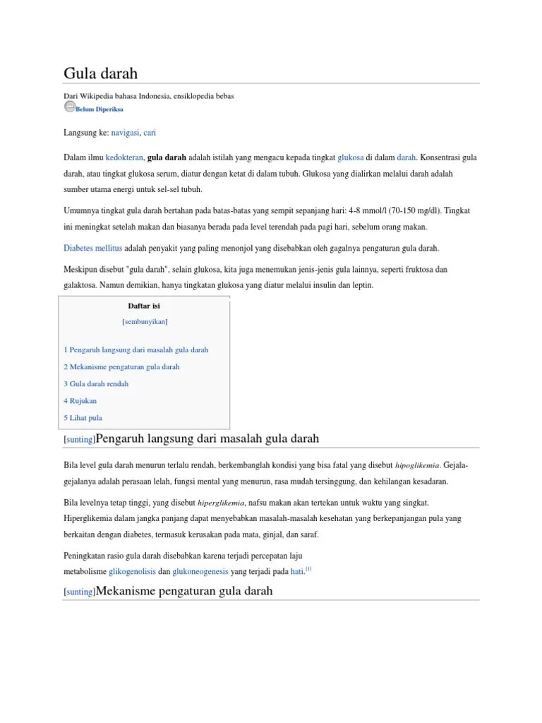 Pengertian Guladarah | PDF