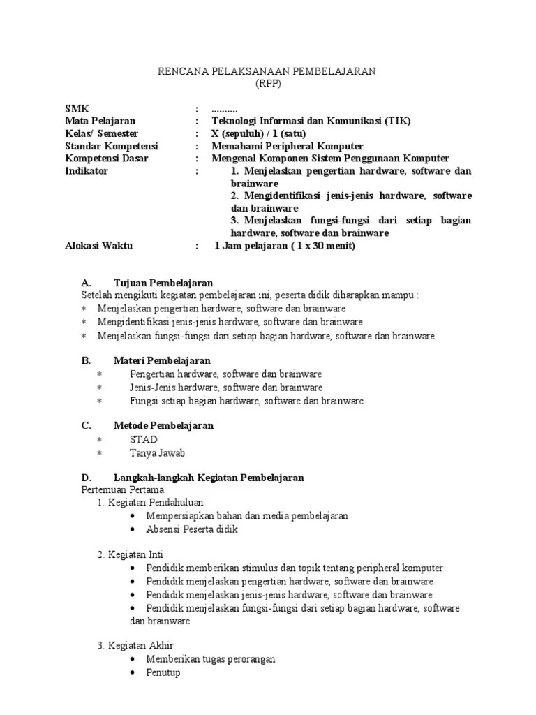RPP 1 - Peripheral Komp | PDF