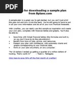 E Commerce Business Plan Online Shopping Brick And Mortar