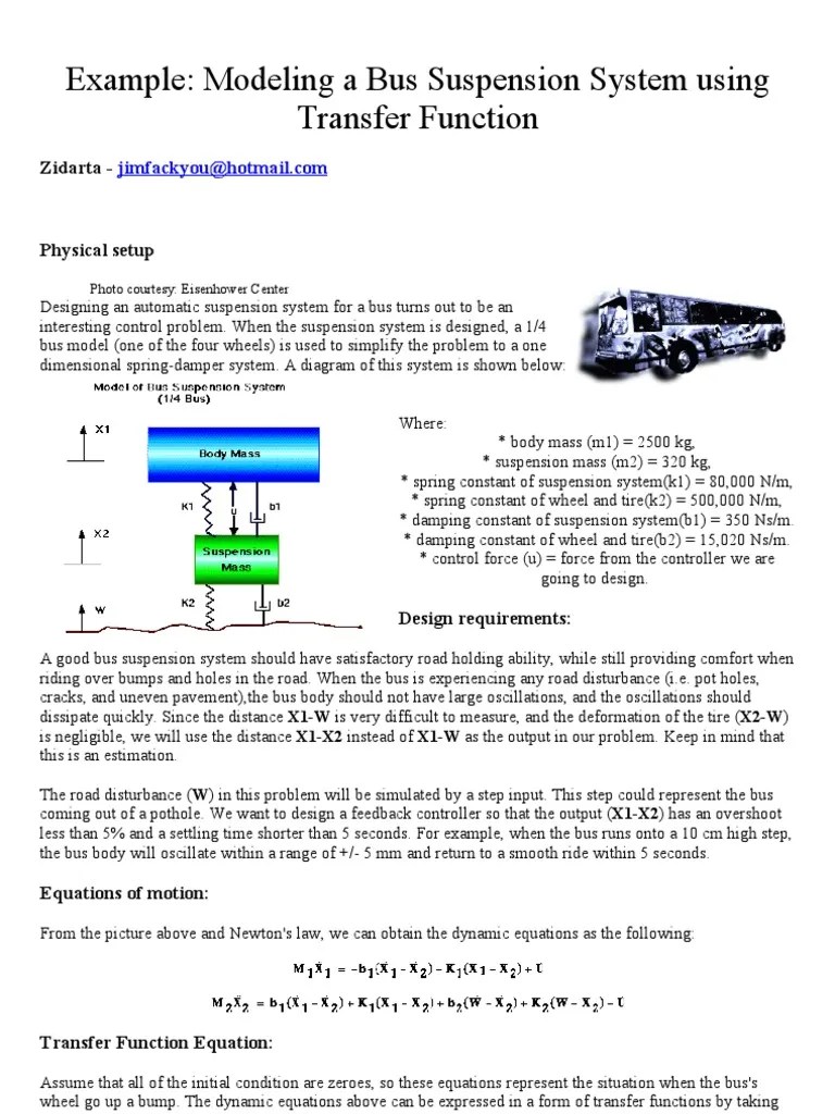Modeling Of The Suspension Of A Passenger Bus By Finite Element Software Pdf Suspension - 4K Light Photos for Desktop