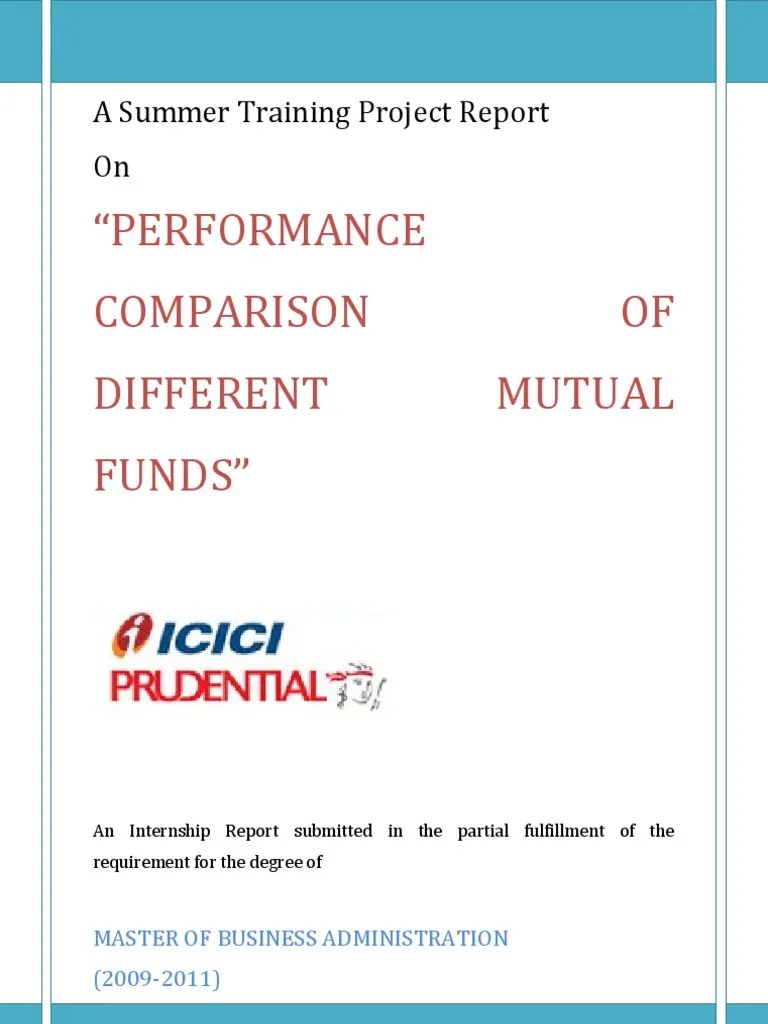 Mutual Funds Complete Project Report | PDF | Bonds (Finance) | Mutual Funds