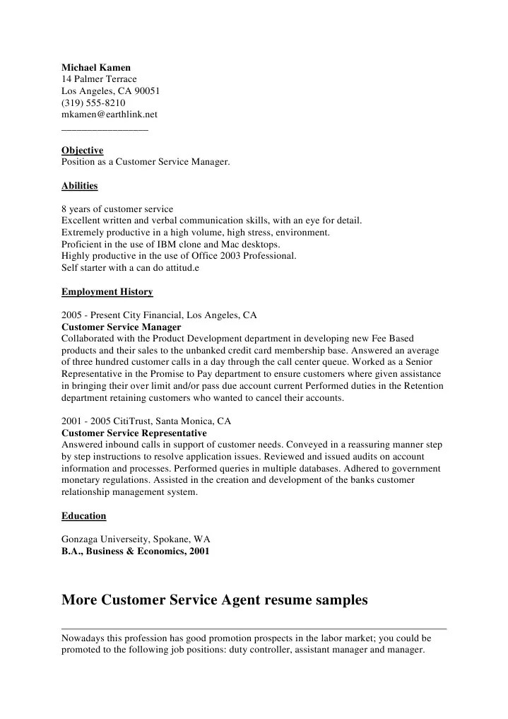 Customer Service Manager Resume Samples : 5 Customer Service Resume Examples For 2021 Resume Worded Resume Worded / Sometimes, however, complications arise, and.