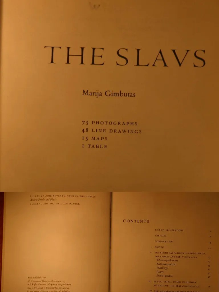 Marija Gimbutas. - The Slavs. - 1971. | PDF