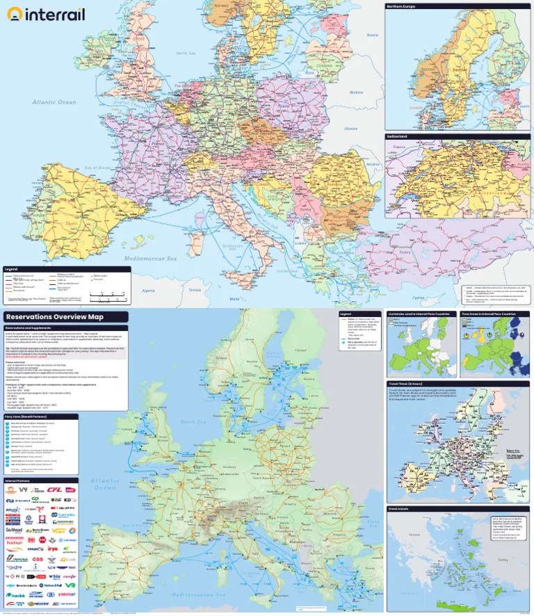 Interrail Map 2026 PDF 1