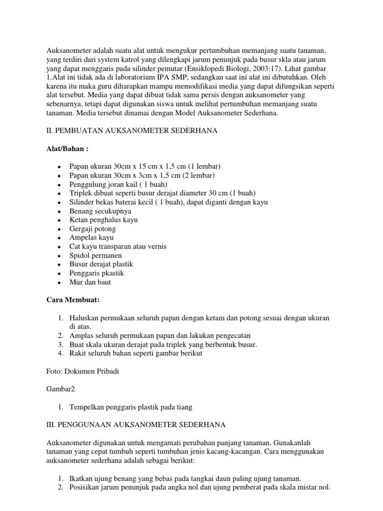 Alat Yang Digunakan Untuk Mengukur Pertumbuhan Tanaman Yaitu - Berbagai Alat