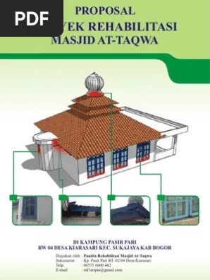 Belum ada komentar untuk &quot;30 cover proposal pengajuan dana&quot; Proposal Rehabilitasi Masjid At Taqwa No Secure