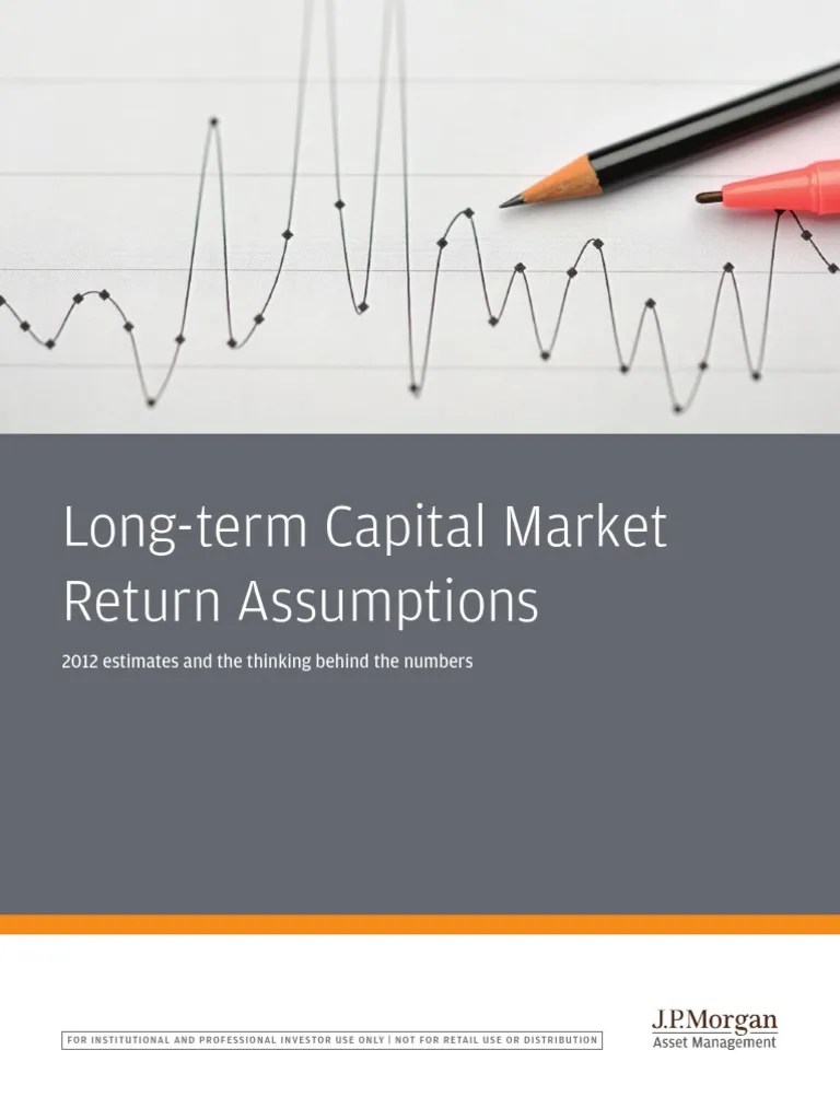 Long-Term Capital Market Return Assumptions - 2012 Paper | PDF | Inflation | Interest Rates
