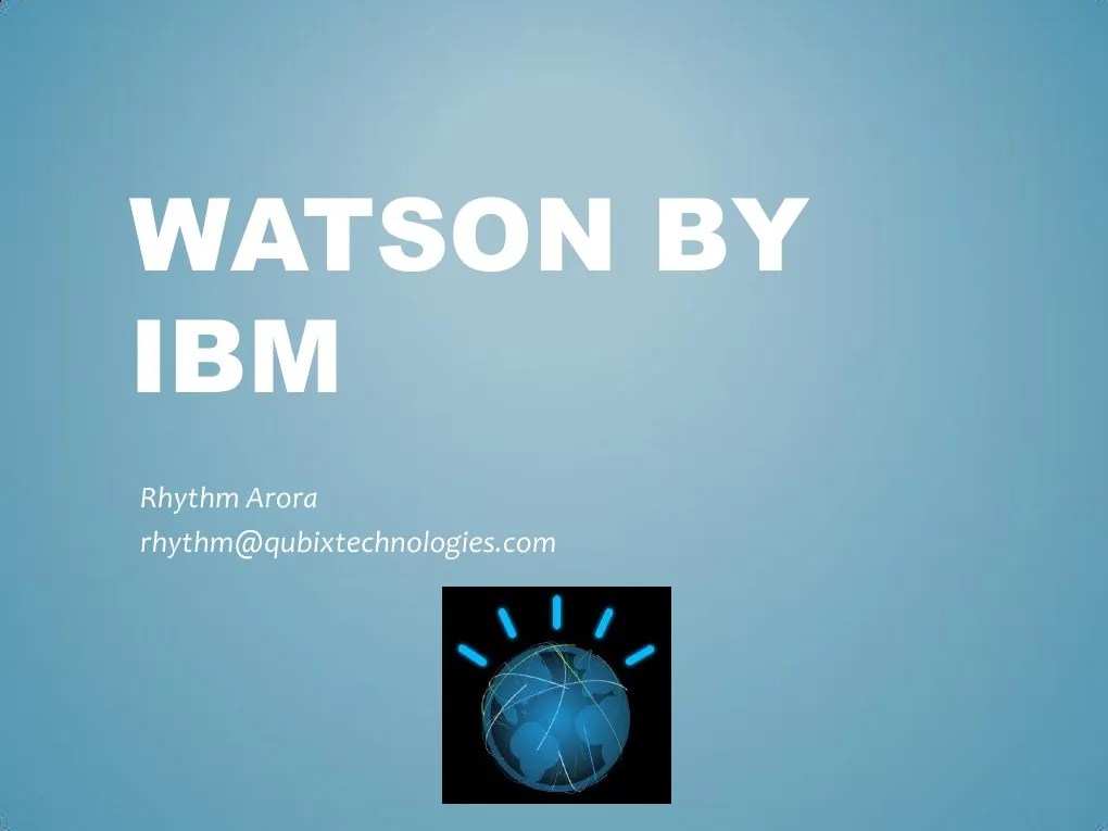Watson By IBM | PDF | Watson (Computer) | Computer Science