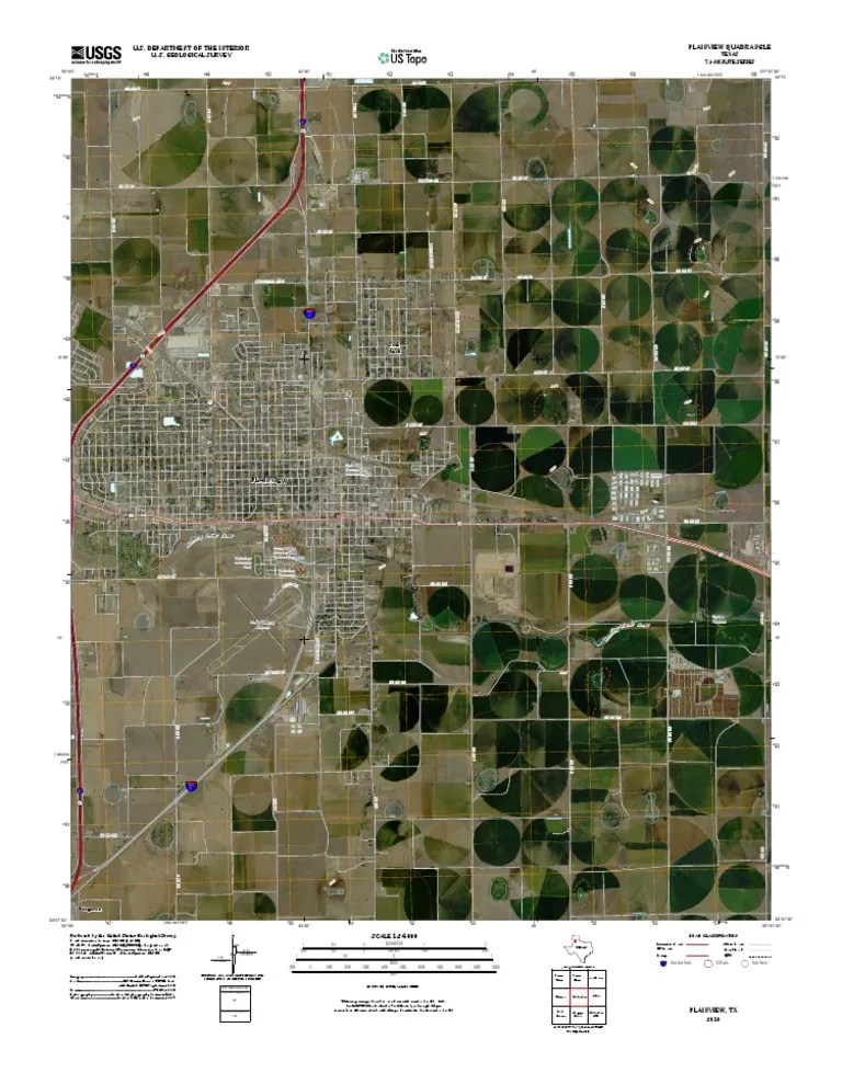 Plainview TX Map Overview PDF 1