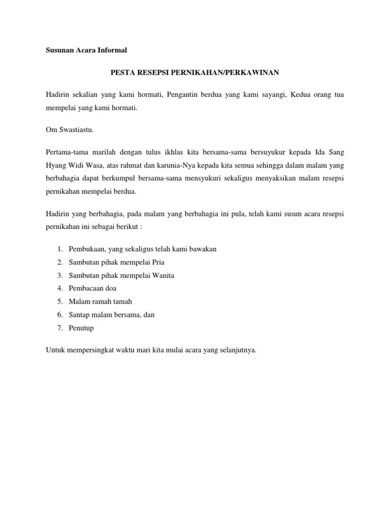 Pembukaan Mc Non Formal – Guru