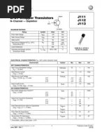 J111 Jfet Channel N 2 Field Effect Transistor