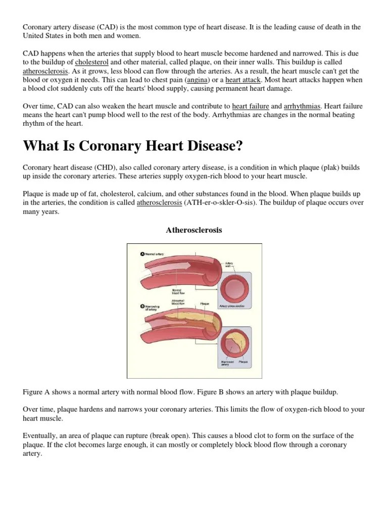 Coronary Artery Disease | PDF | Heart Failure | Coronary Artery Disease