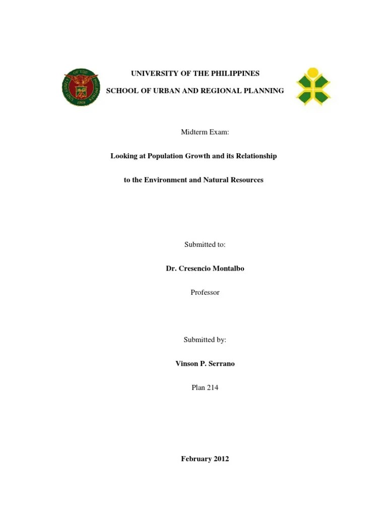 Looking At Population Growth And Its Relationship To The Environment ...