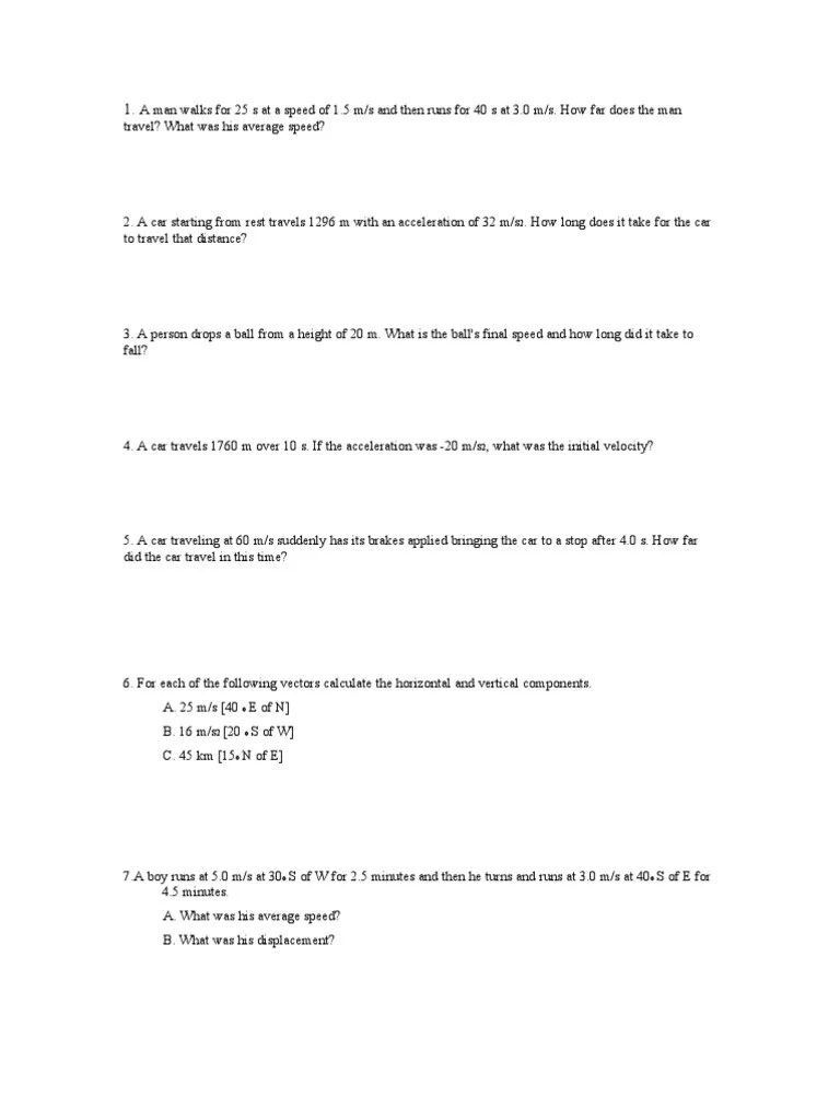 Physics 1 | PDF | Friction | Force