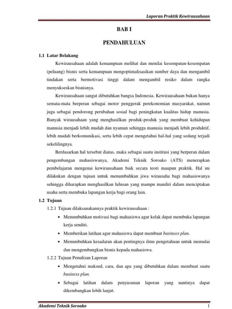 Prospek manajemen pemasaran di era saat ini terbilang cukup bagus, mengingat semua perusahaan pasti butuh yang … Laporan Praktik Kewirausahaan Pdf
