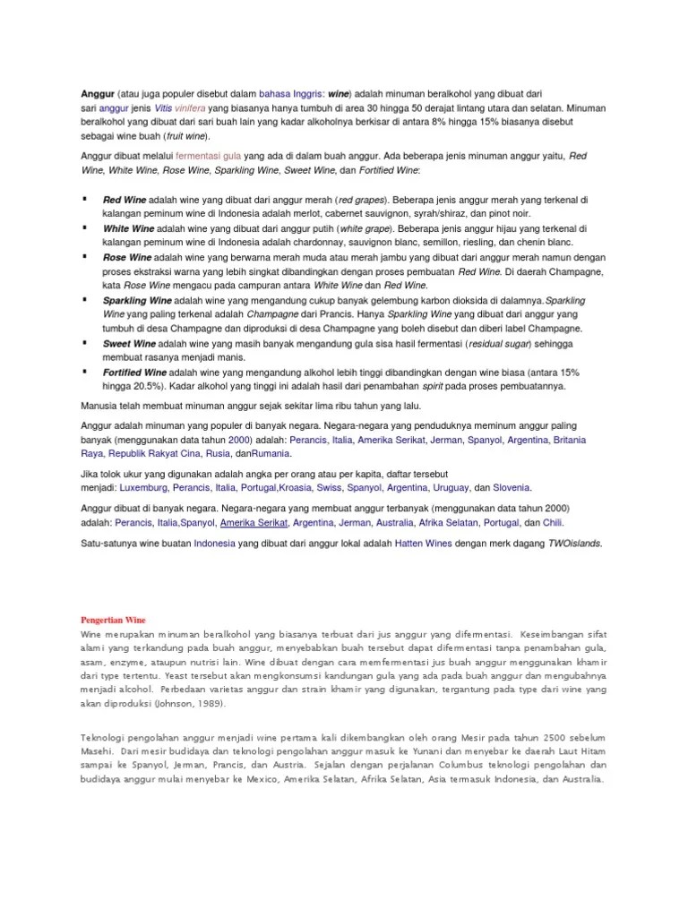 Anggur | PDF