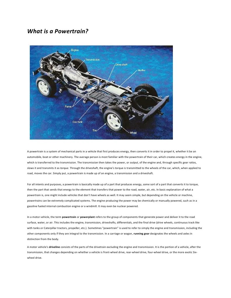 Powertrain For Electric And Hybrid Vehicles | PDF | Transmission (Mechanics) | Axle