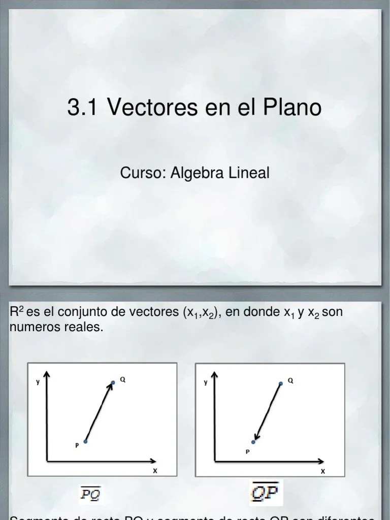 Vectores En El Plano | PDF