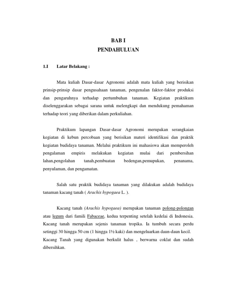 Setelah tanah dasar mengering dan dibalik. Contoh Laporan Penelitian Kacang Tanah