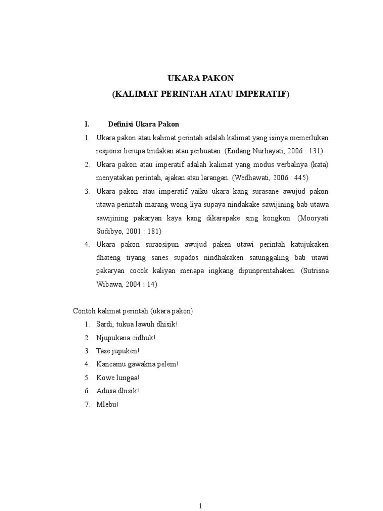 Ukara panjaluk (kalimat permohonan) tuladha : Contoh Ukara Pamenging Tugas Sekolah