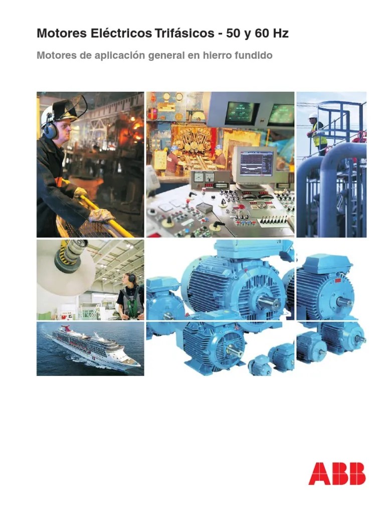 Motores Eléctricos Trifásicos - 50 Y 60 HZ | PDF | Máquinas | Cantidad