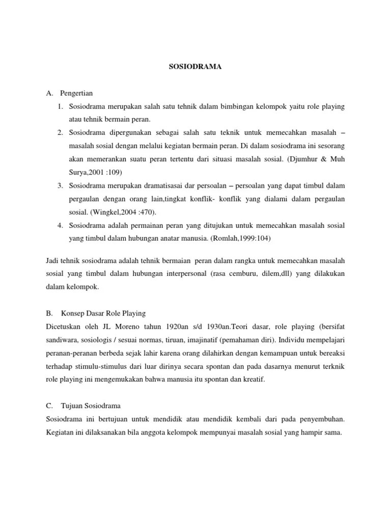 SOSIODRAMA | PDF