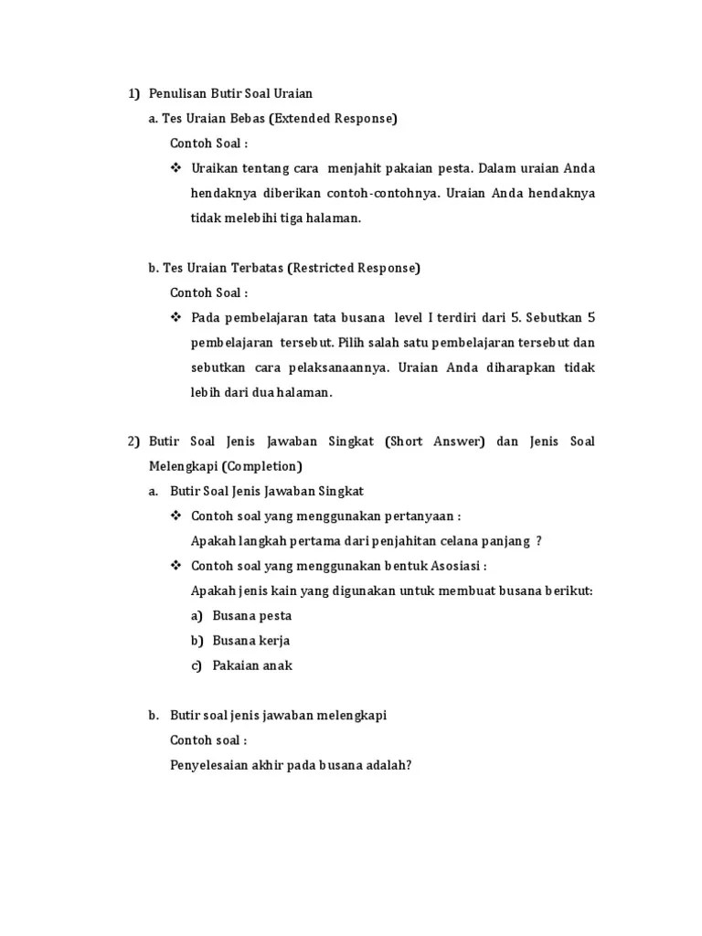 Hot Contoh Soal Uraian Bebas Pai Soal UTS IPA Kelas 4 SD Semester 1 Ganjil dan Kunci Jawaban.
